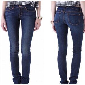 J Brand Womens 912 Skinny Jeans Pencil Stretch Denim Low Rise Blue Sz 26